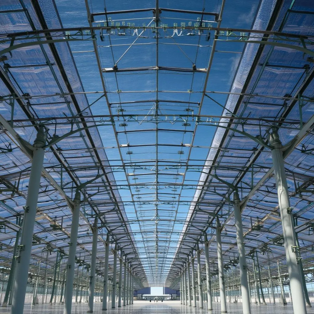 Estación con paneles solares
