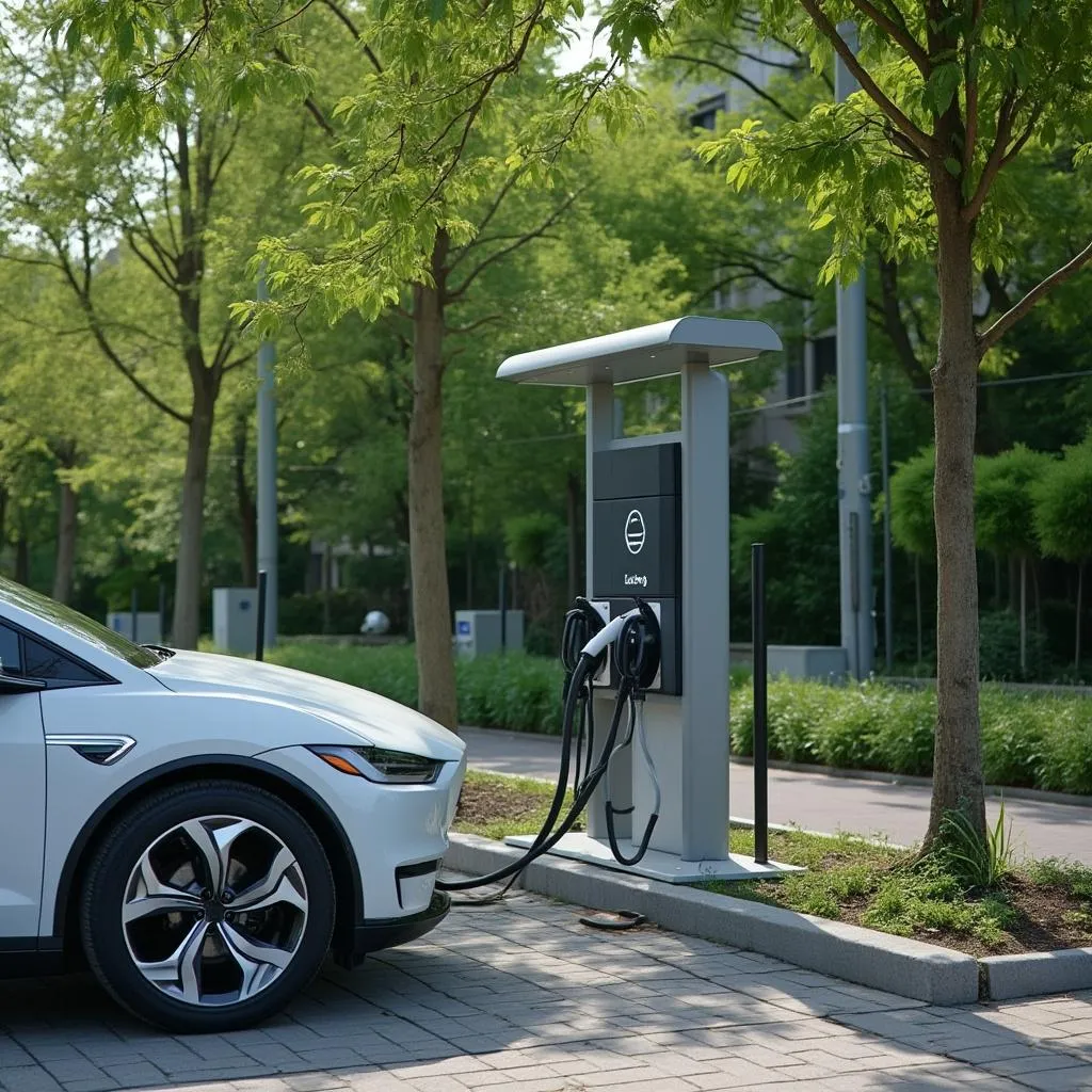Estación de carga para vehículos eléctricos