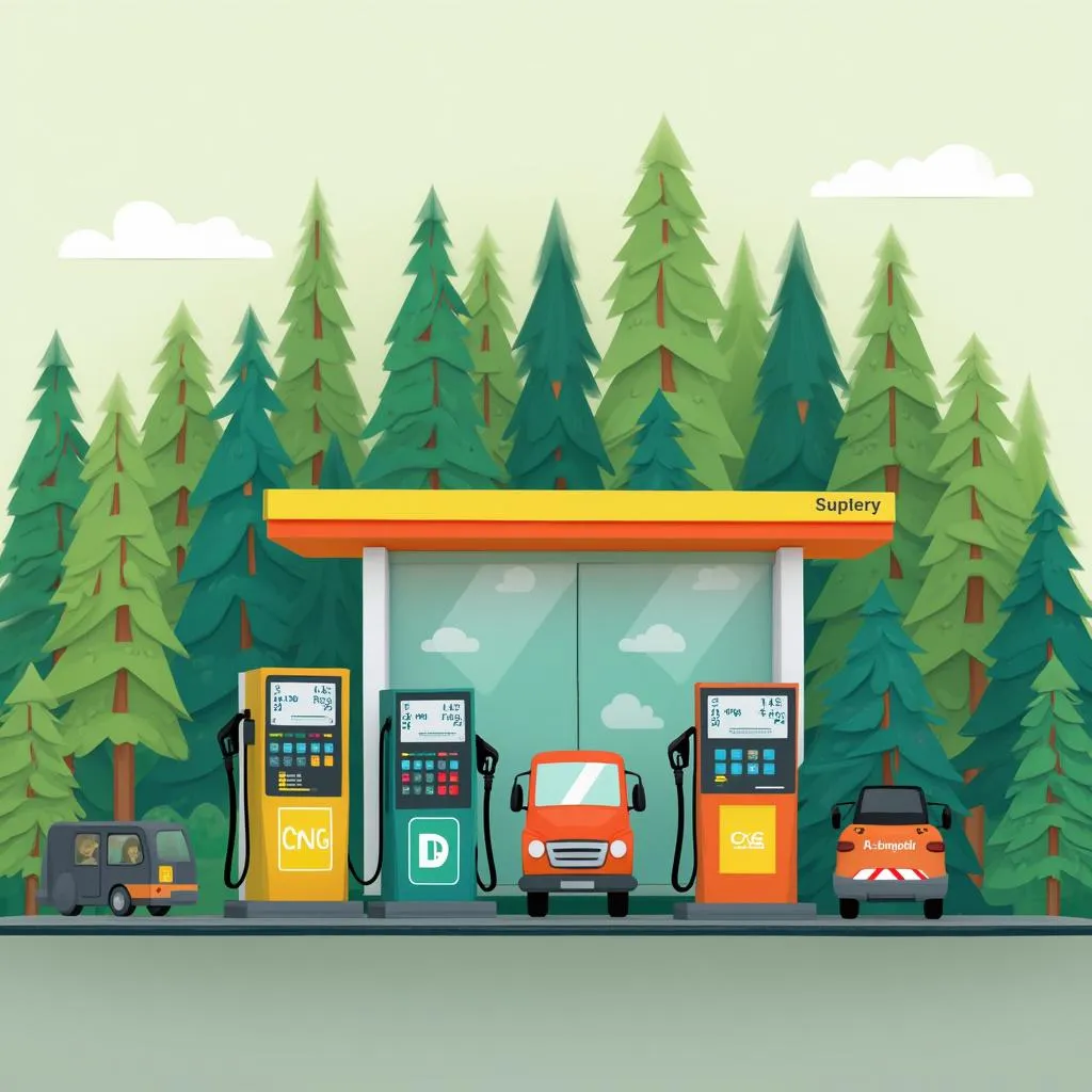 Surtidores de combustible variado